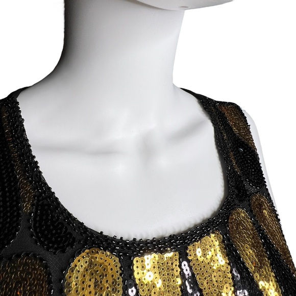 Sequin Art Deco party tank - Picture 3 of 7